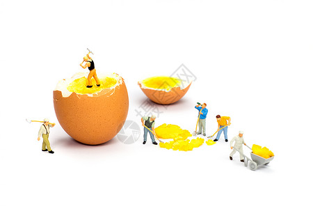 荷兰劈小型建筑工人组运送鸡蛋黄的象形图纸和星期日图片