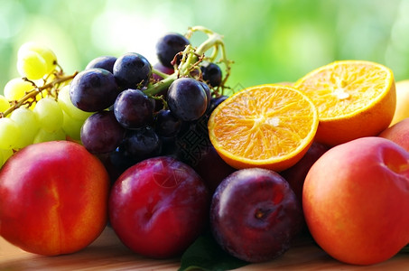 油桃熟了熟橙番茄桃子和李团体品种杏背景