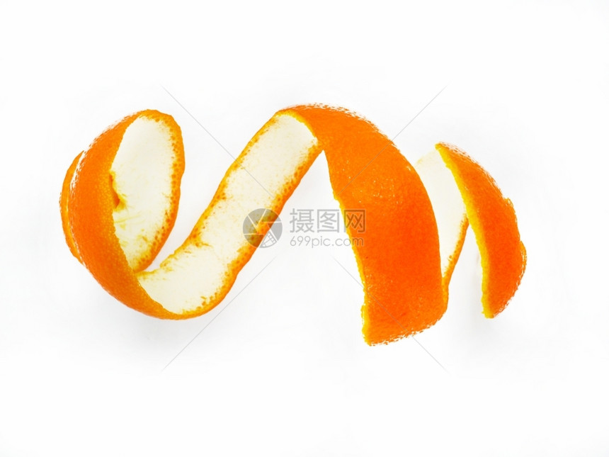 白底的橙子皮尔橘普通话小吃螺旋图片