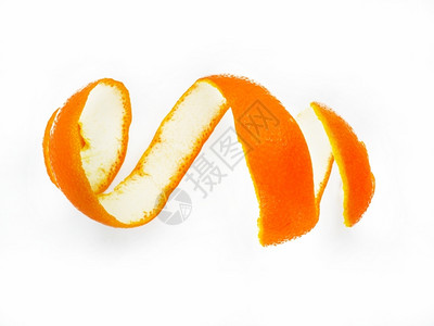 白底的橙子皮尔橘普通话小吃螺旋图片