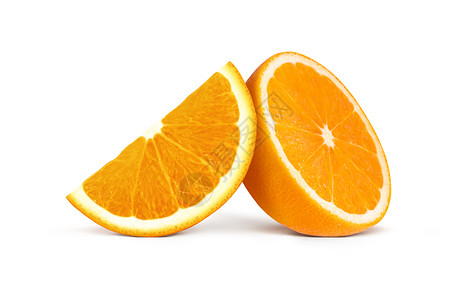喝橙子在白背景和剪切路径上隔离的橙色水果柑橘图片