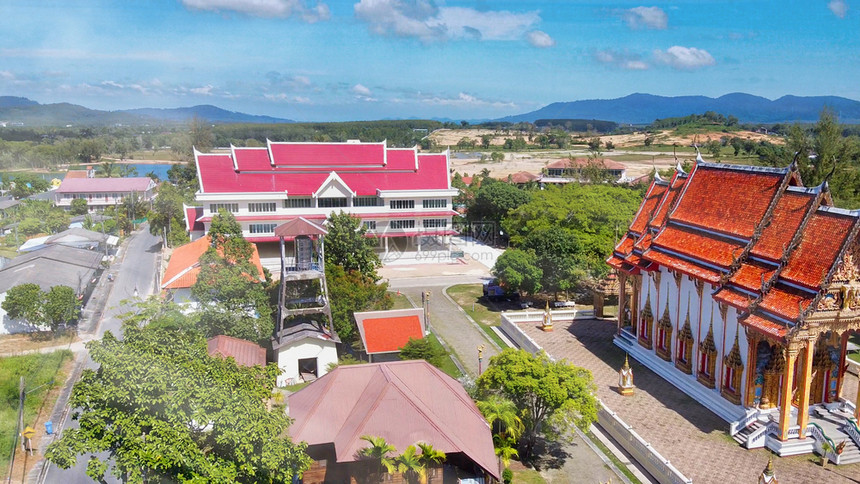 菲吉的WatChoengThaleTemple泰国教堂亚洲图片