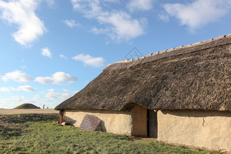 旅行史前硼丹麦BorumEshhoj的青铜年龄时期住房图片