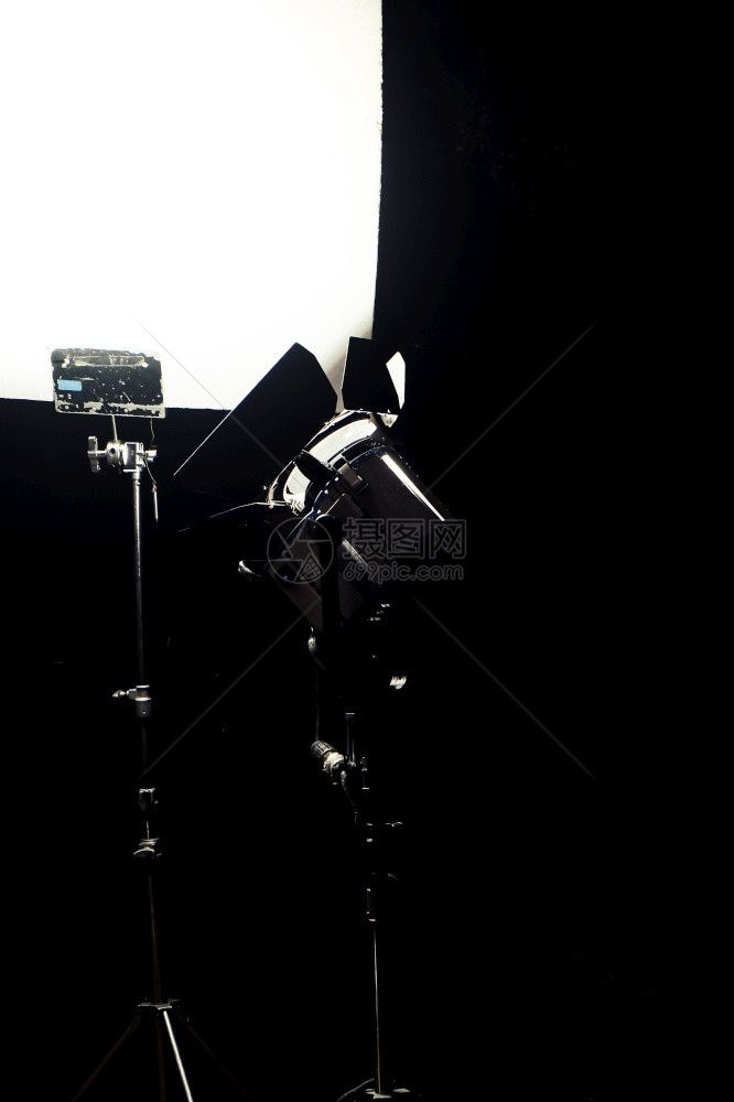 工作室照明设置背景图像灯光相机电影图片