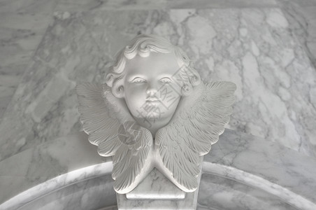 艺术美丽AngelicCupid雕像古老的回溯效果风格图片美丽的图片