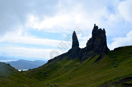 苏格兰史托尔老人运动岩层结构学研究阿尔巴海景斯凯图片