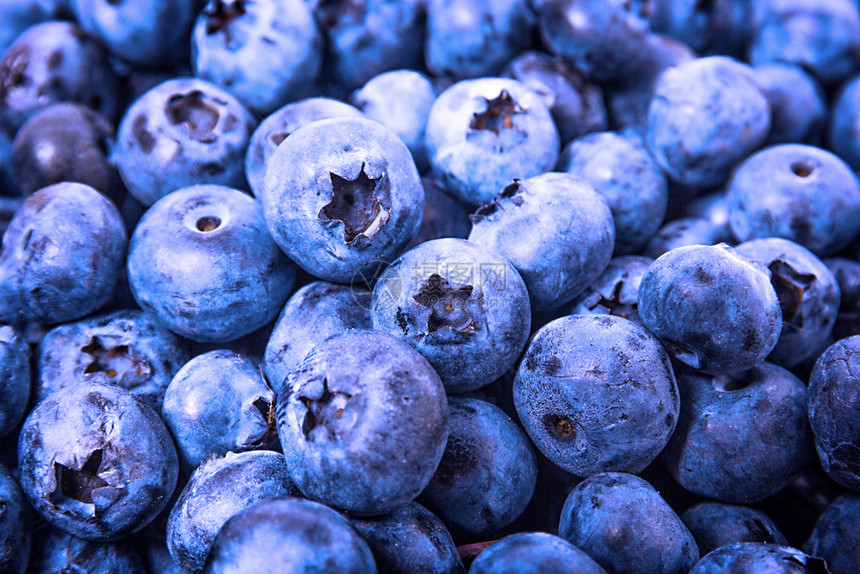 什锦的自然水果新鲜蓝莓背景胶质蓝莓果关门图片