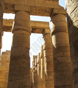 非洲旅行埃及卢克索Karnak寺庙古老的Ruins古迹废墟文明图片