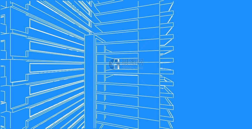 阴影家3d图解现代城市建筑抽象背景设计3D图解架构建设透视直线三维图解建筑结构城市的图片