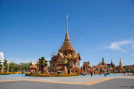 佛建造泰国人身份的建筑为家庭级AxA举行丧葬活动宗教的旅行背景图片