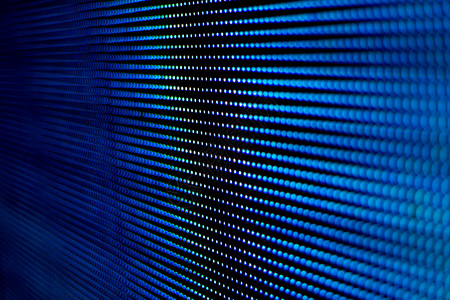 有质感的视频墙背景蓝色屏幕技术LED现代和美丽型的LED网格图片