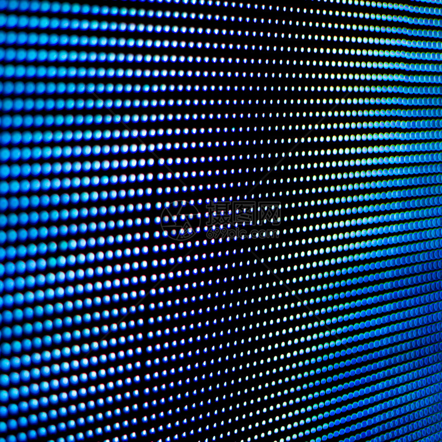 插图背景蓝色屏幕技术LED现代和美丽型的LED散景天空图片