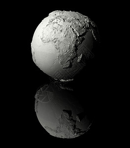 刚果犬利比亚洲白色的黑底地球现实模型非洲3D化石African3D设计图片