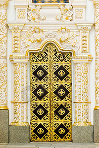 象征细节乌克兰基辅PecherskLavra修道院金门子图片