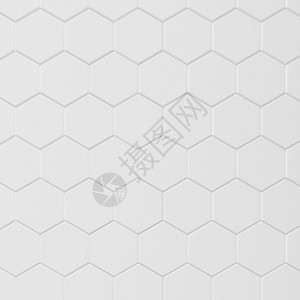 厨房材料白色六边瓷砖3d背景简单的图片