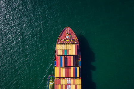 国际的贸易集装箱进出口船舶业务和物流运输货开放海上运输国际航空观察国际航空观察行业背景图片