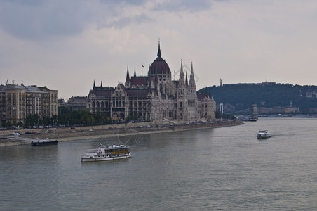 爬坡道运输游客布达佩斯著名的多瑙河景象图片
