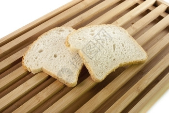 面包切板白片美食吃金属图片