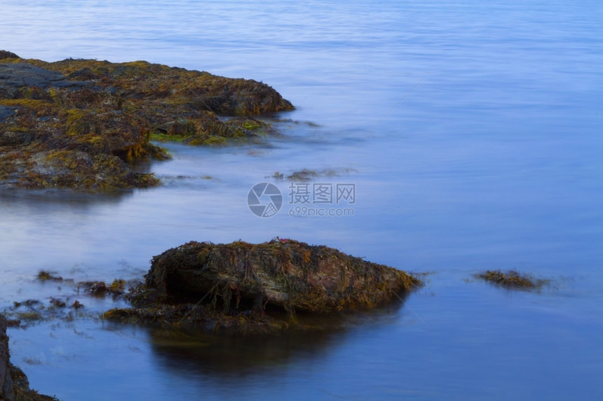 北水日落在岩石海岸日落在岩石海岸景图片