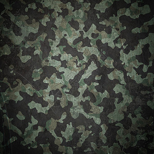 战斗伪装绿色Grunge军事迷彩林地背景高清图片