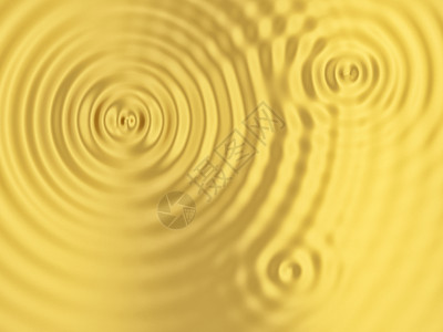 金子色表面3D背景雨滴体液图片