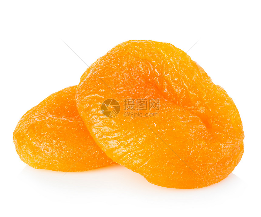 水果美味的在白色背景上密闭的干枯杏仁白色图片