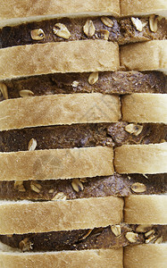 烘烤的面包健康食物主等饮面包素品细节面团谷物图片