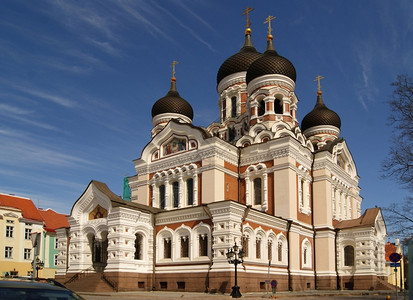 爱沙尼亚塔林阿列克桑德尔尼夫斯基寺庙建筑学神圣的结石图片