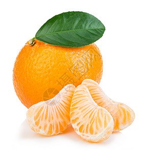 剥开的橘子图片