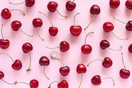 吃红甜樱桃莓背景纹理或型号红甜樱桃饼背景纹理或型号健康饮食图片