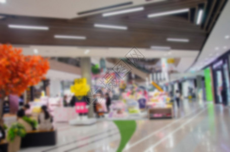 用于显示的抽象模糊购物商场背景材料街道场顾客图片