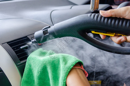 清理车的空气干净温度按钮图片
