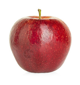 农业节食白色背景上孤立的红色苹果甜图片