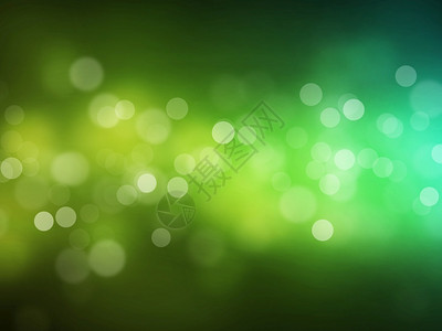 光线灯绿色黄bokeh抽象光背景魔法背景图片