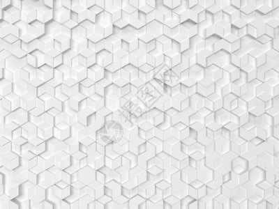 六边形由三德背景的正方形制成商业节点科学图片