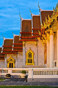 本贾马博比特泰国美丽的寺庙背景