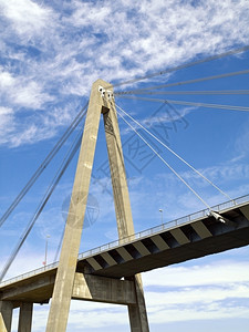 高速公路的海上桥高清图片