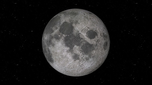 3D月球轨道的成像美国航天局提供的这一图像元件月球在空间背景下有明亮的弹坑和月球土壤科学领域渲染设计图片