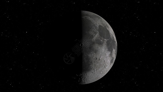 渲染发光的3D月球轨道的成像美国航天局提供的这一图像元件月球在空间背景下有明亮的弹坑和月球土壤经过设计图片