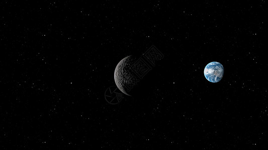 散落一地美丽的3D月球轨道的成像美国航天局提供的这一图像元件月球在空间背景下有明亮的弹坑和月球土壤夜晚地设计图片