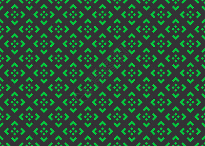 枕头无缝几何模式设计插图背景纹理黑色和绿颜背景纹理简单的织物图片