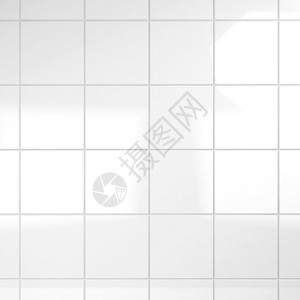 3D瓷砖马赛克屋白色瓷砖3d背景建筑学插画