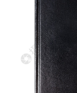 桌子白色上孤立的高级黑文件夹folio笔记本大学背景图片