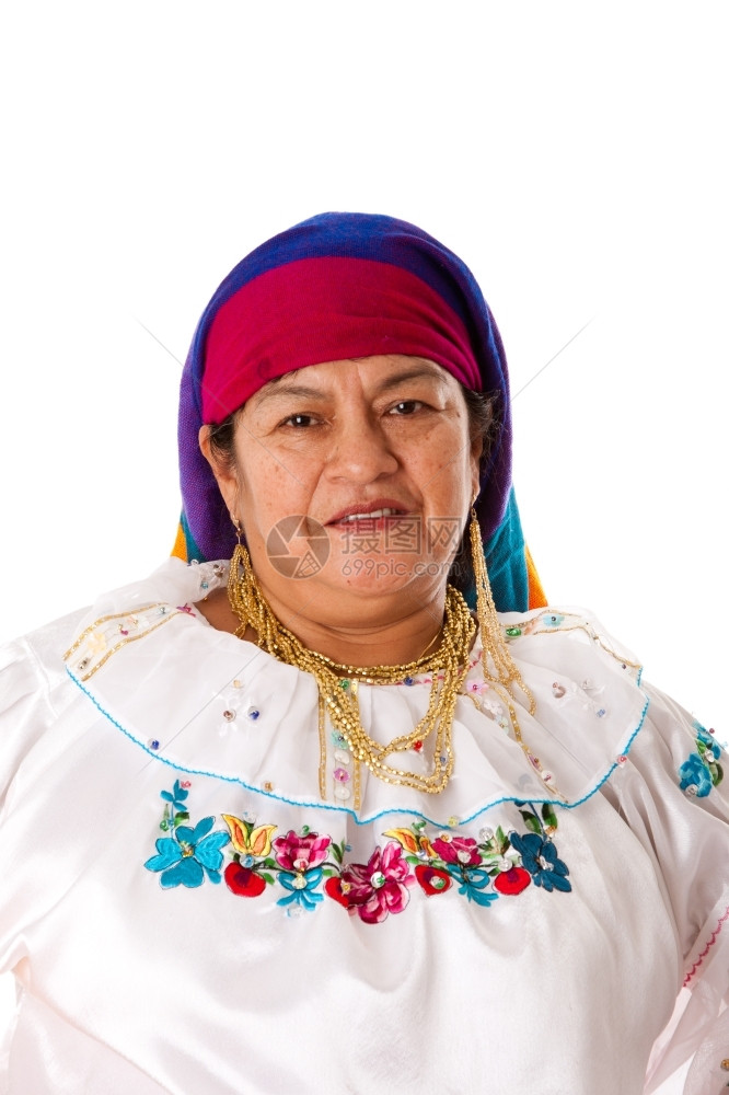 身着厄瓜多尔哥伦比亚玻利维或委内瑞拉民俗服装与世隔绝的拉丁美洲和委内瑞拉相隔一地校对Portnoy高级的吉普赛人衣服图片