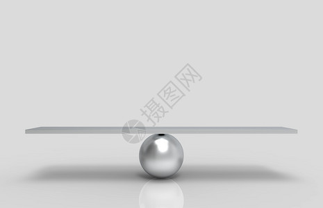 金融的借3d白底空铝银球间平衡比例表的白色背景背景图片