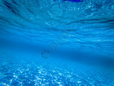 蓝色大洋水下背景明亮的以海底图片