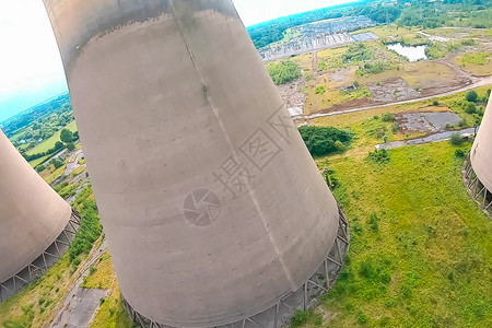 反应堆危险行业关闭的核电站旧冷却塔关闭的核电站旧冷气塔图片