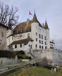日复一瑞士尼昂著名的中世纪城堡瑞士尼翁著名的中世纪城堡广州莱曼欧洲的图片