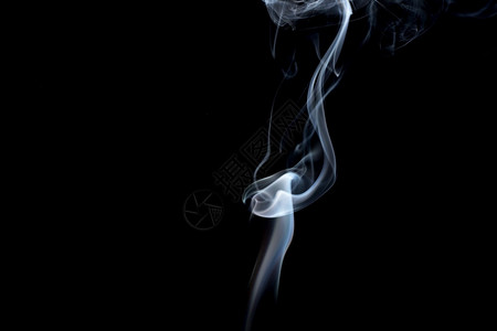 魔法烟雾素材热的颜色多雾路段黑背景火灾设计上的白烟背景