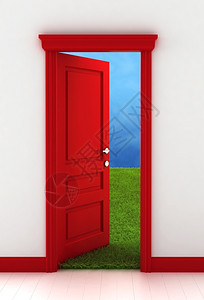 泰山红门干净的处理白色背景上的红门3d插图空白的设计图片